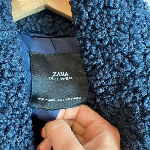 Zara teddy pea coat - Picture 6 of 9
